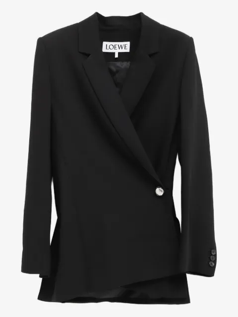 LOEWE asymmetric single-button blazer