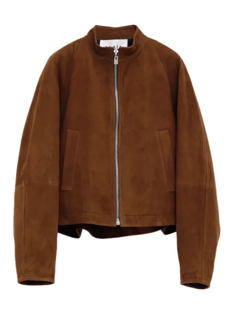 Alaïa suede bomber jacket