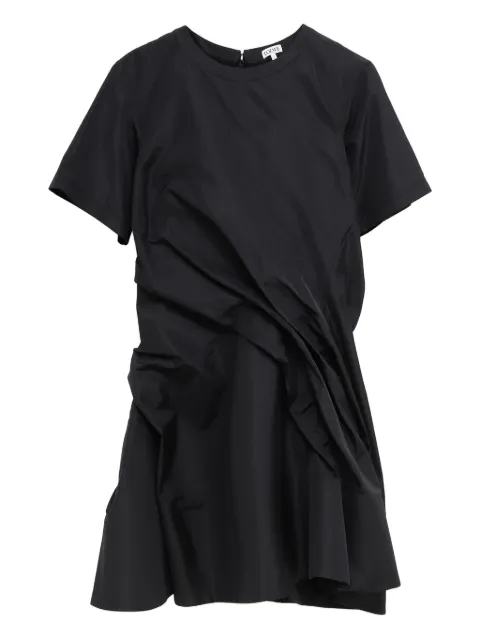 LOEWE draped short-sleeved dress