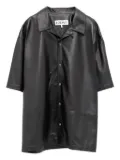 LOEWE collared short-sleeves shirt - Black