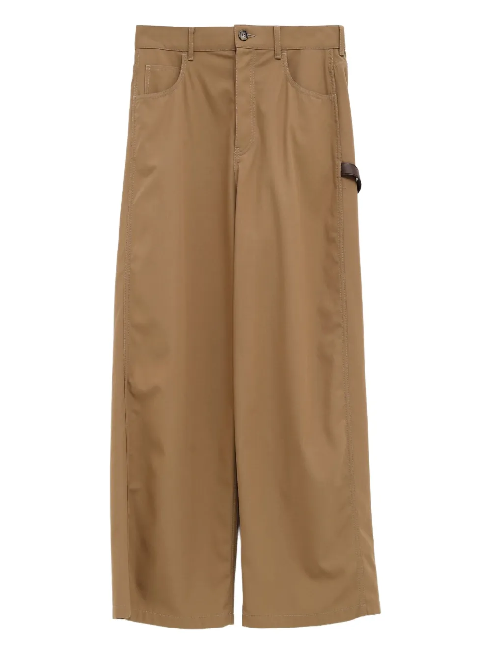 LOEWE logo-patch trousers | tons neutres | Image 1
