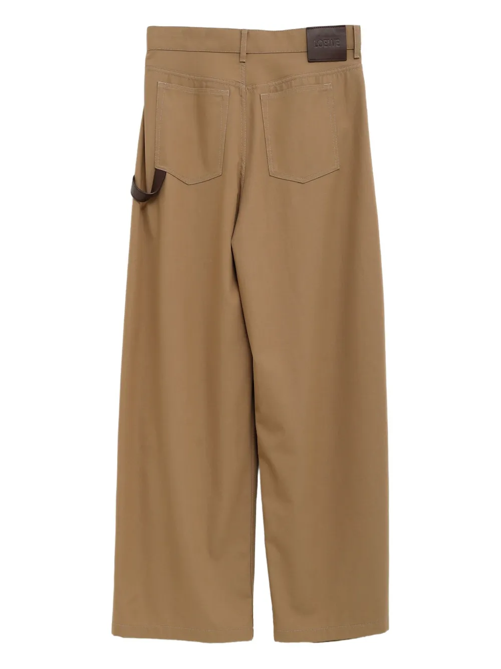LOEWE logo-patch trousers | Pantalons droits | Image 2