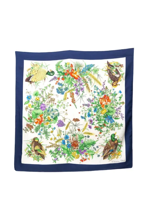 Christian Dior Pre-Owned 1990s printed silk scarf