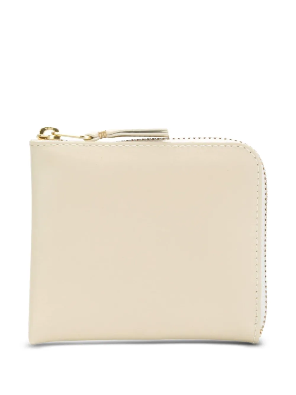 Comme Des Garçons Wallet Portafoglio con mezza zip - Toni neutri
