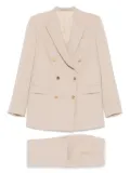 Tagliatore peak-lapels double-breasted suit - Neutrals