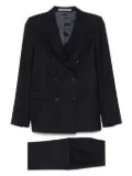 Tagliatore virgin wool-blend suit - Blue