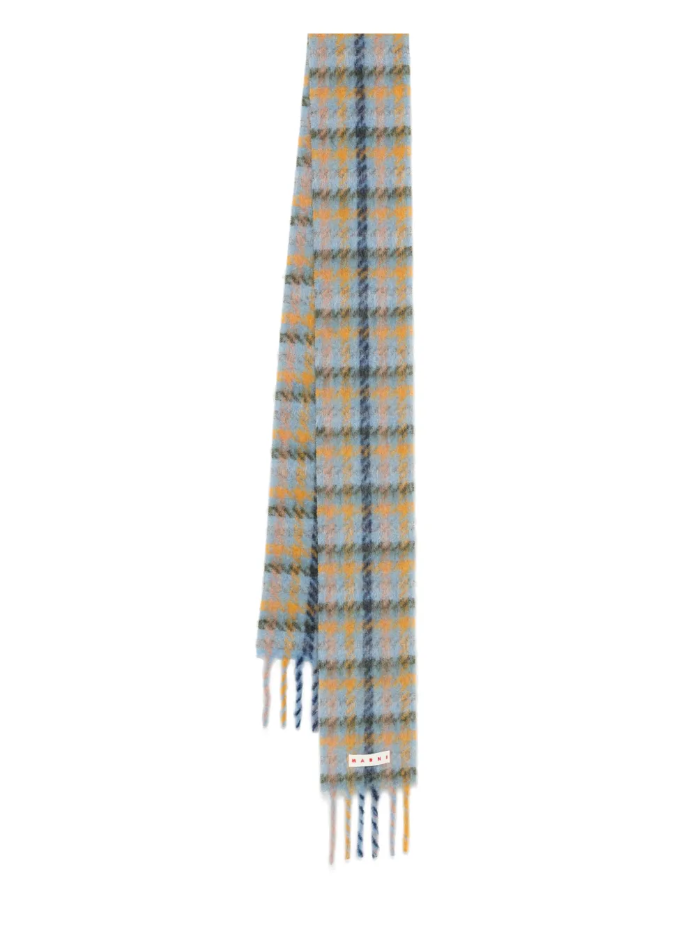Marni checked scarf | Blue | Image 1