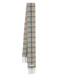 Marni checked scarf - Blue