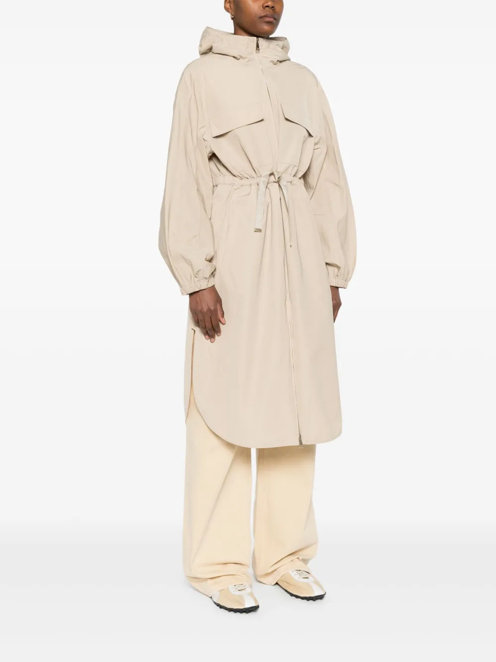 Moncler Peronne parka Beige