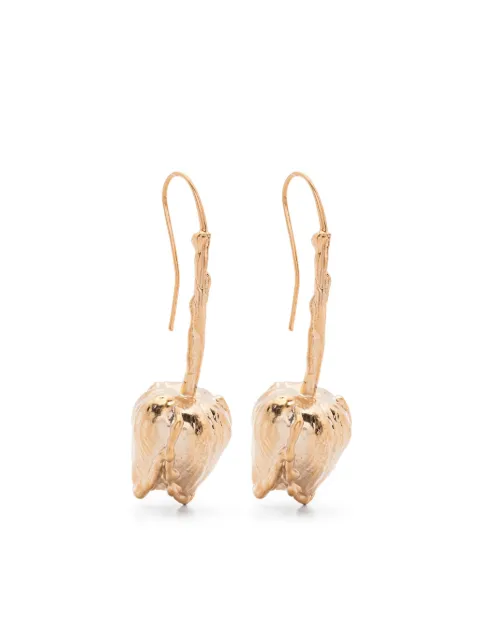 Marni tulip drop earrings