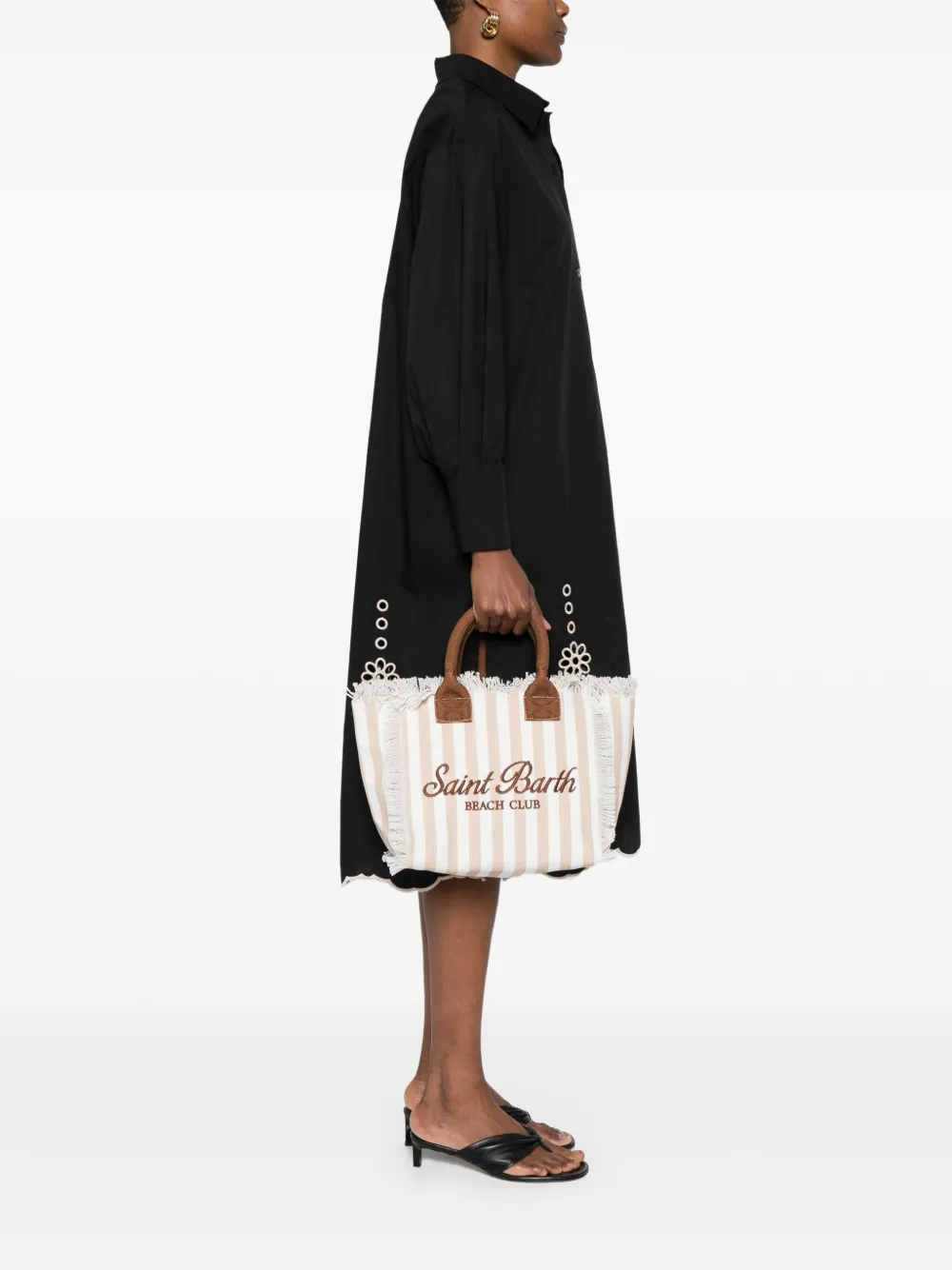 MC2 Saint Barth Colette cotton tote bag - Beige