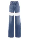 DURAN LANTIK cut-out straight jeans - Blue