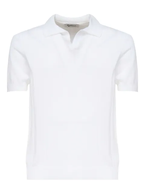 Galiano ribbed polo T-shirt