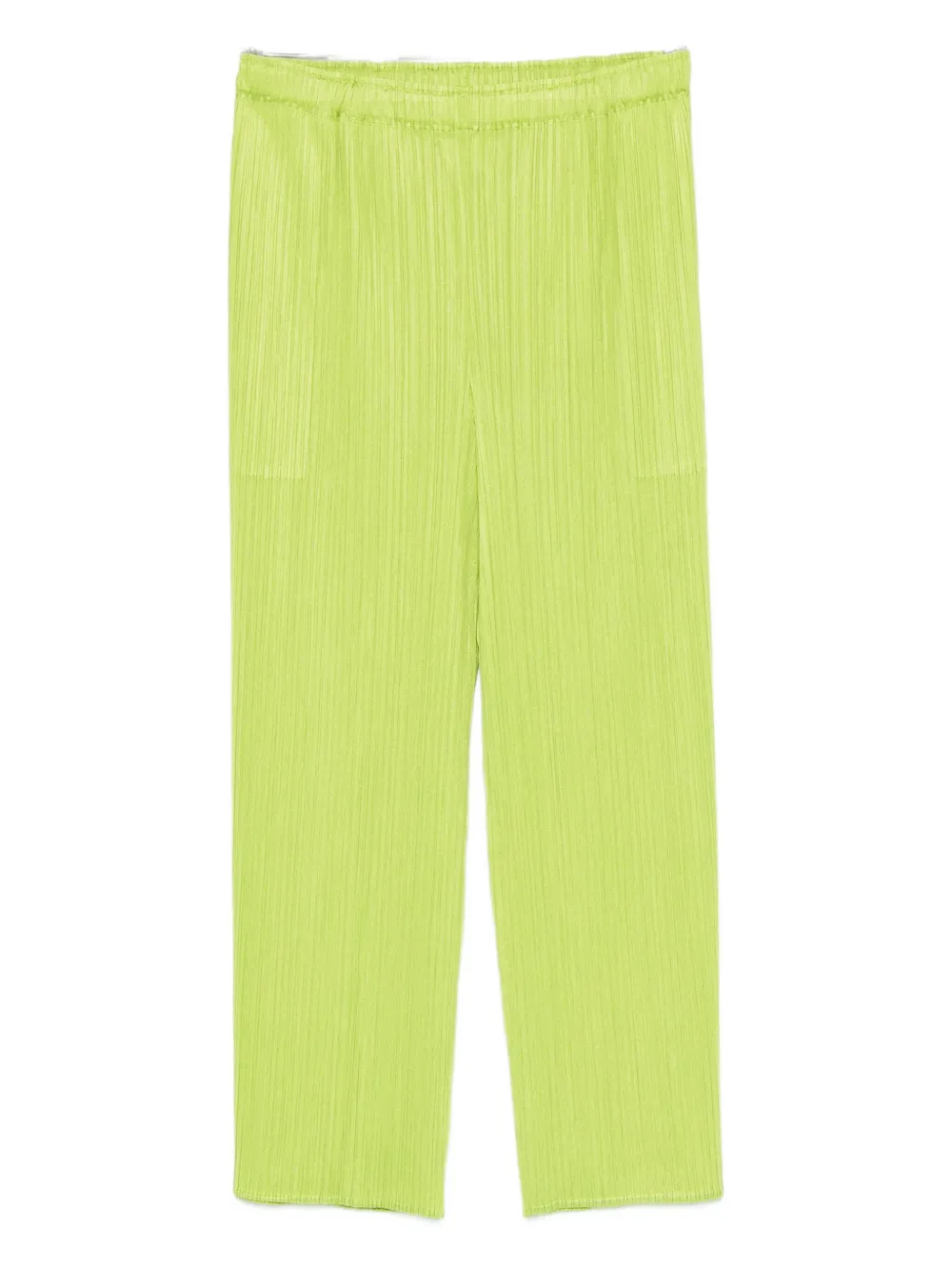 Pleats Please Issey Miyake pleated trousers - Verde