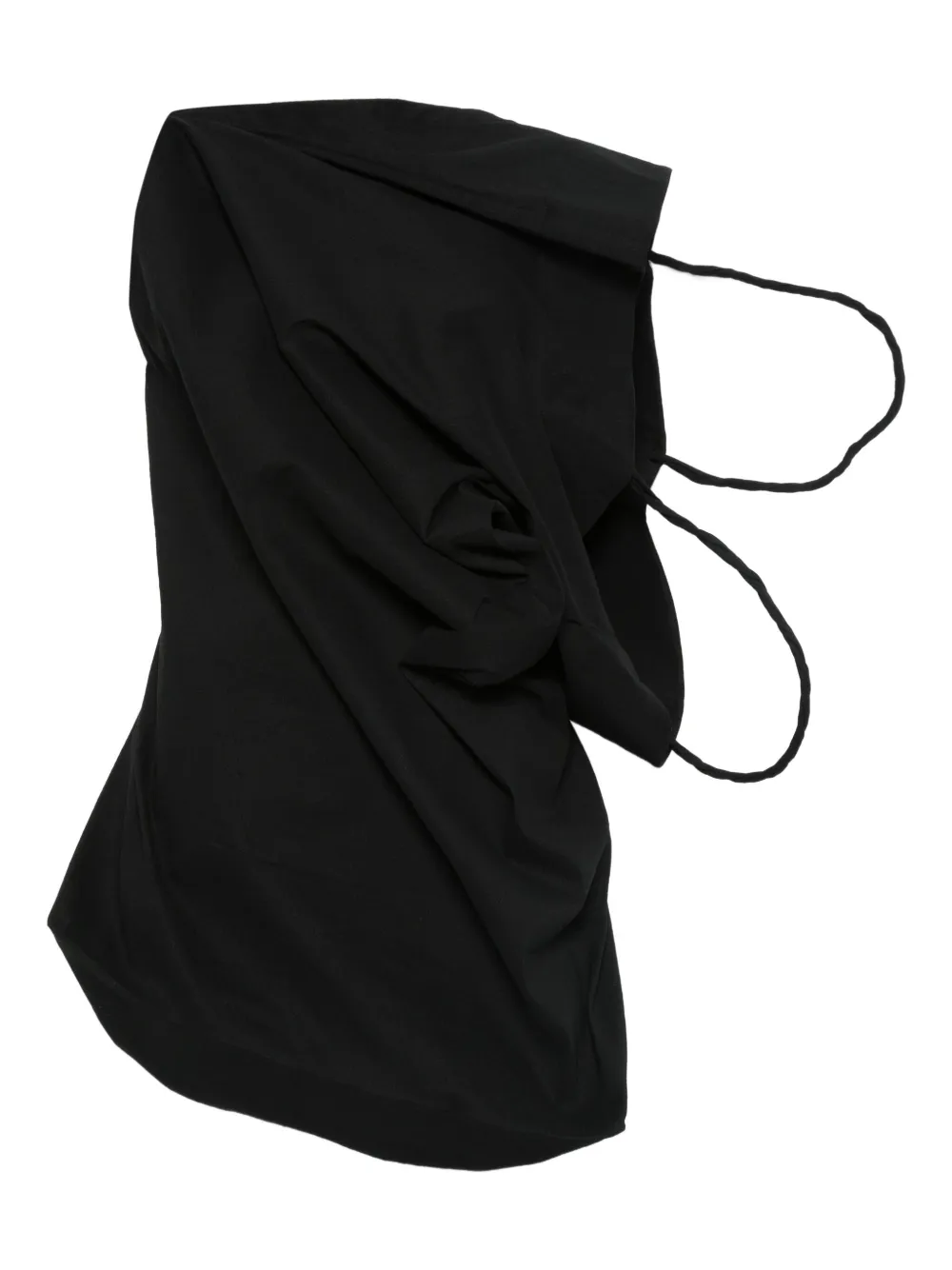 Issey Miyake blusa con dobladillo asimétrico | negro | Image 1