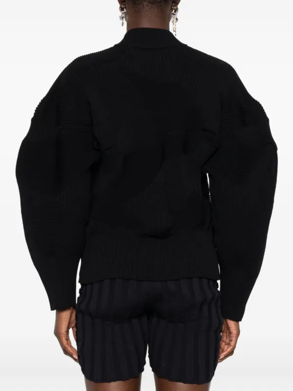 Issey Miyake Kone カーディガン | ブラック | FARFETCH JP