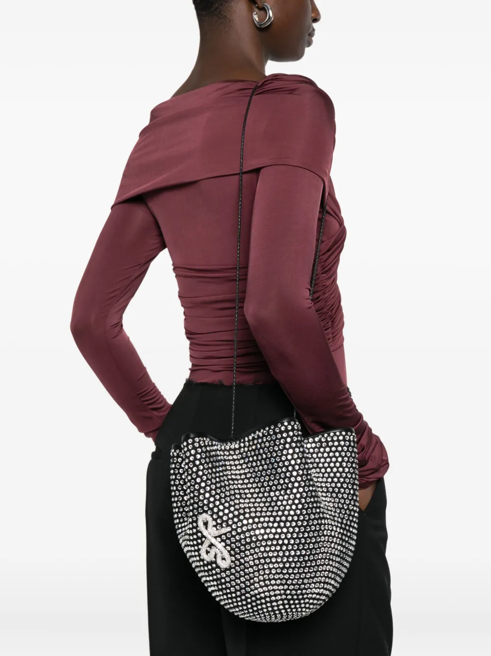 Ruslan Baginskiy crystal-embellished bucket bag | Image 2