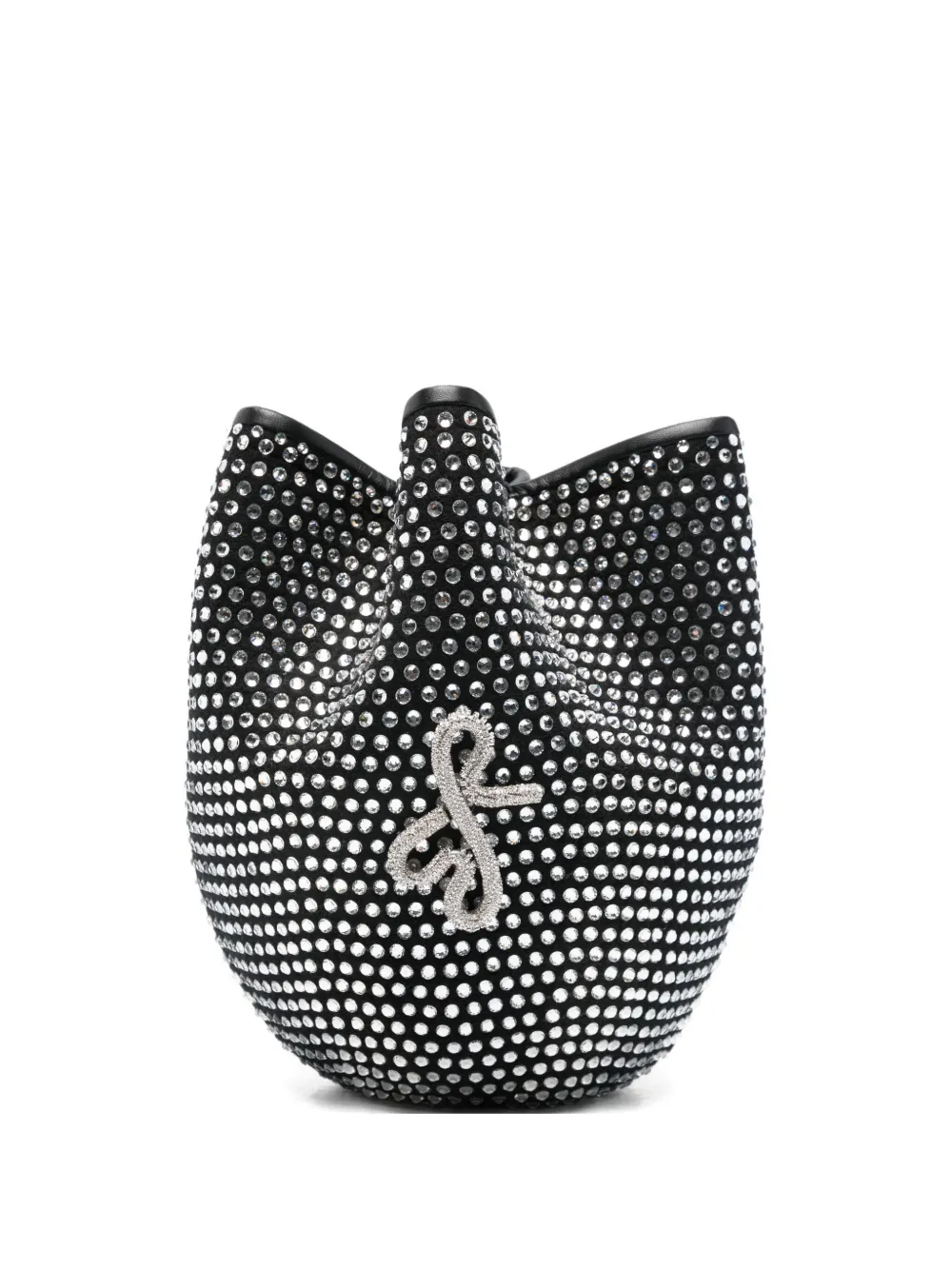Ruslan Baginskiy crystal-embellished bucket bag | Black | Image 1
