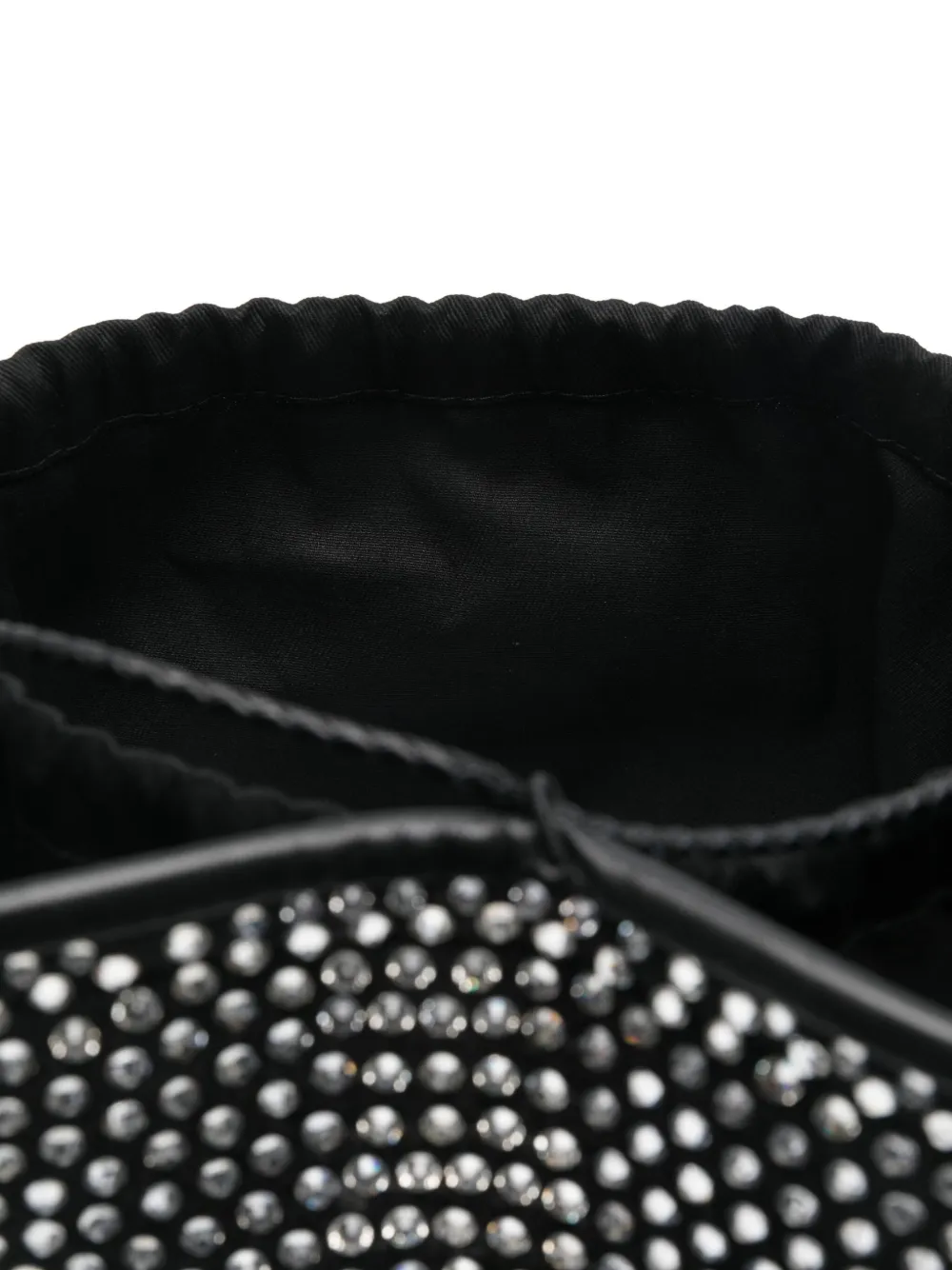 Ruslan Baginskiy Bucket-tas met kristallen Zwart