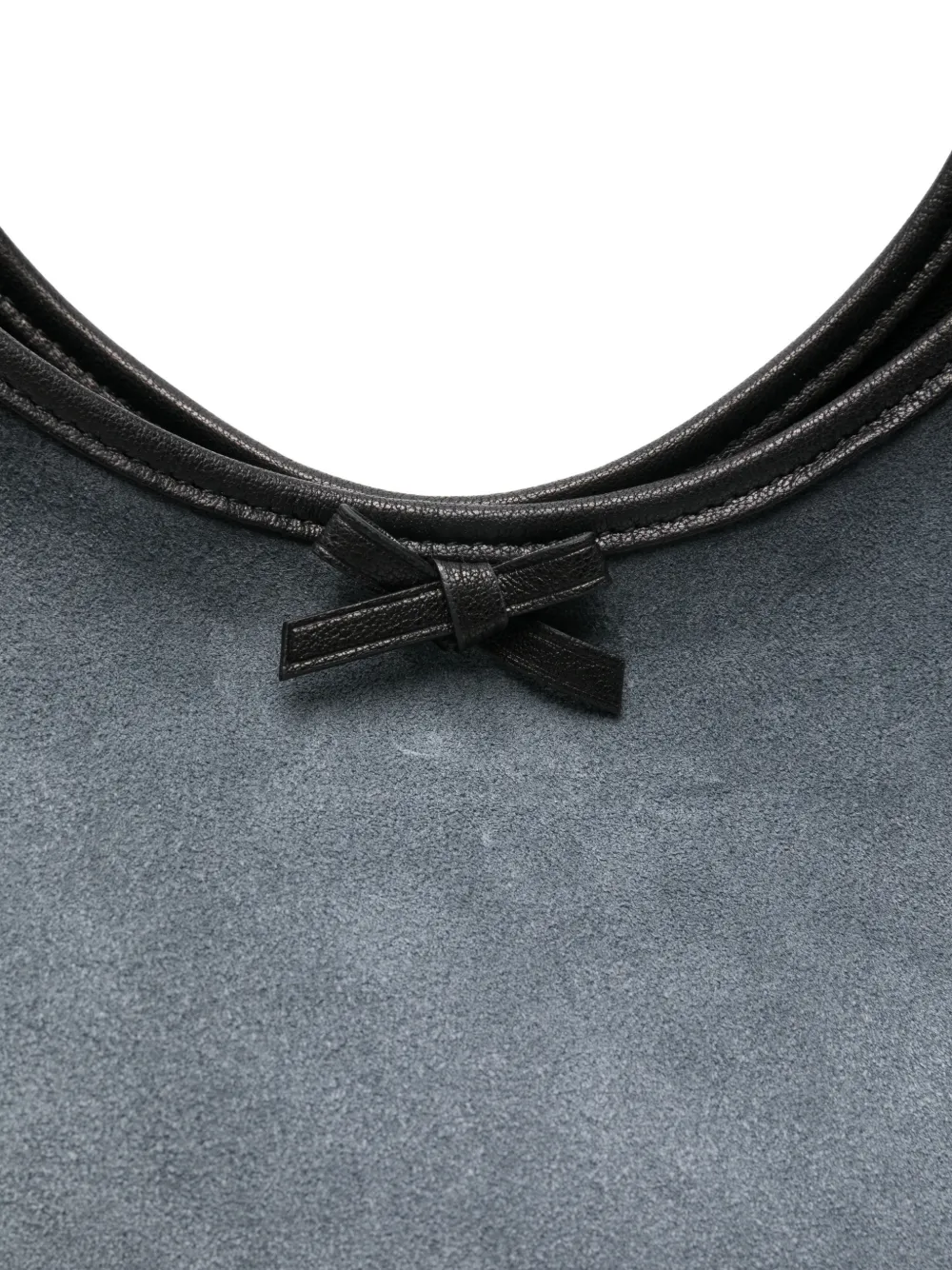 Balenciaga Bow Suede Lau Tote Bag In Blue