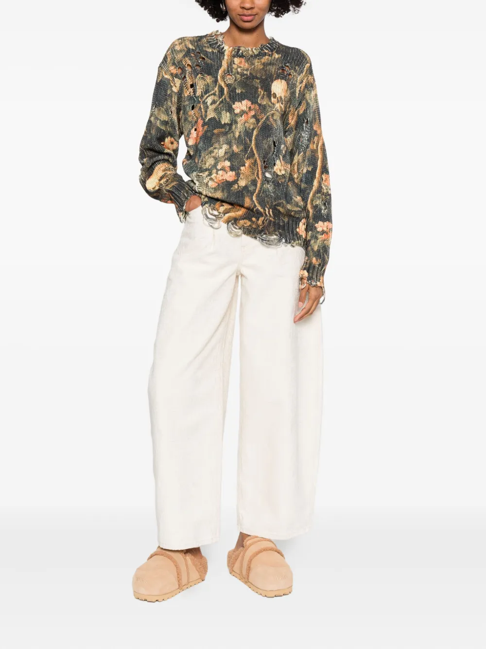 R13 suéter con estampado gráfico | Suéteres | Image 2