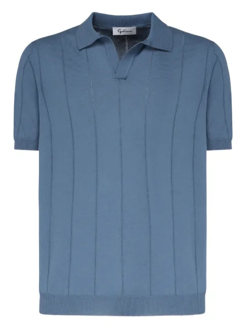 Galiano ribbed polo T-shirt