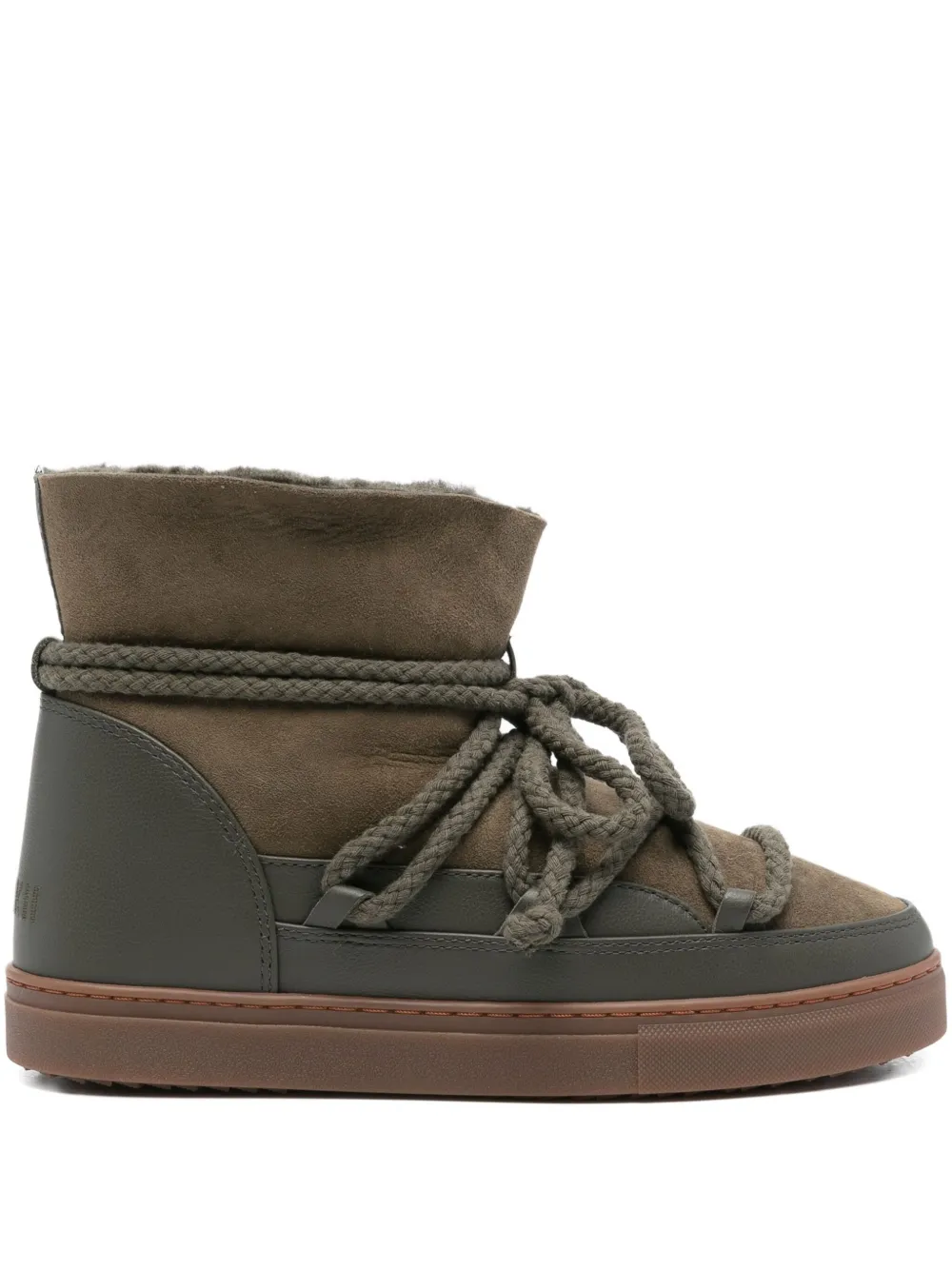 Inuikii suede ankle boots Green