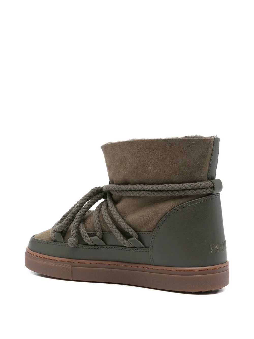 Inuikii suede ankle boots Green