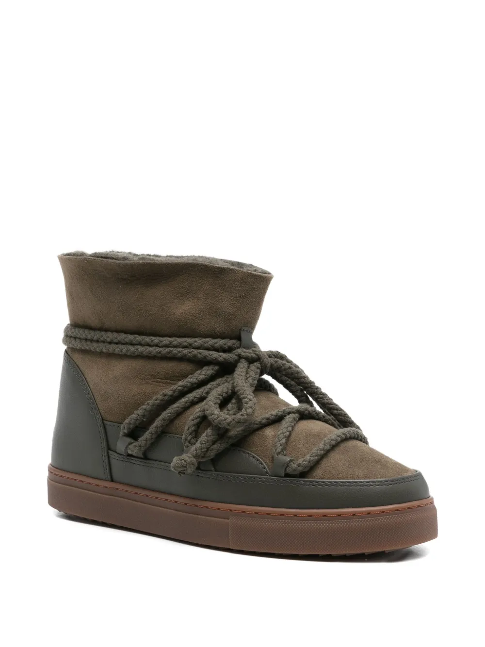 Inuikii suede ankle boots Green