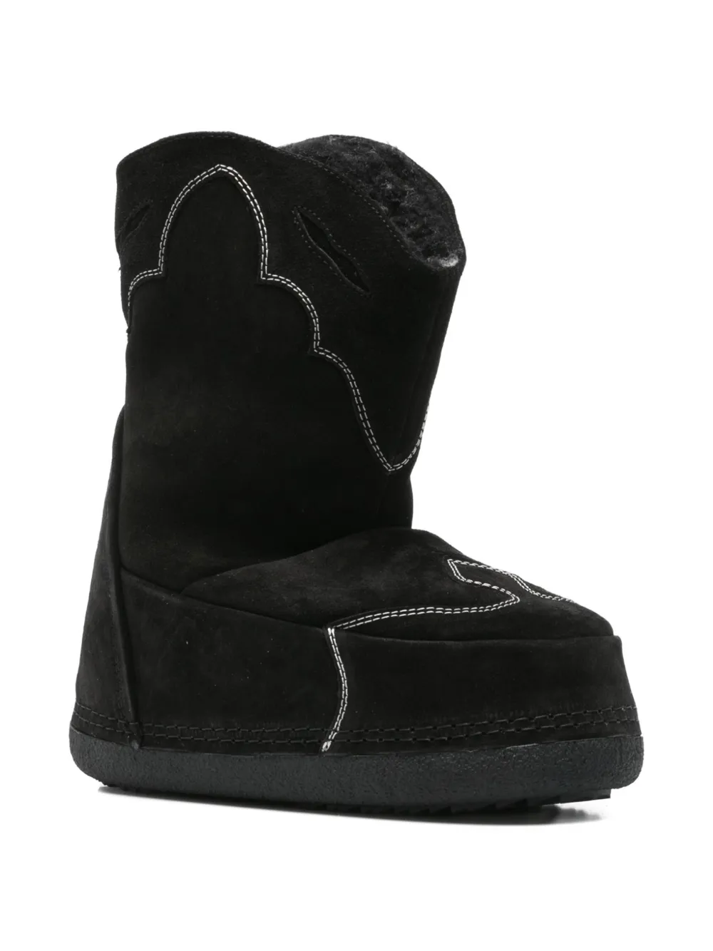 Inuikii bottes d'inspiration western en daim | bottes d'inspiration western | Image 2