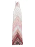 Missoni chevron highneck maxi dress - Pink