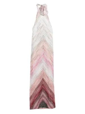 sachin and babi light blue dress Missoni V-Neck Floral-Pattern Beach Dress in Green main image 0