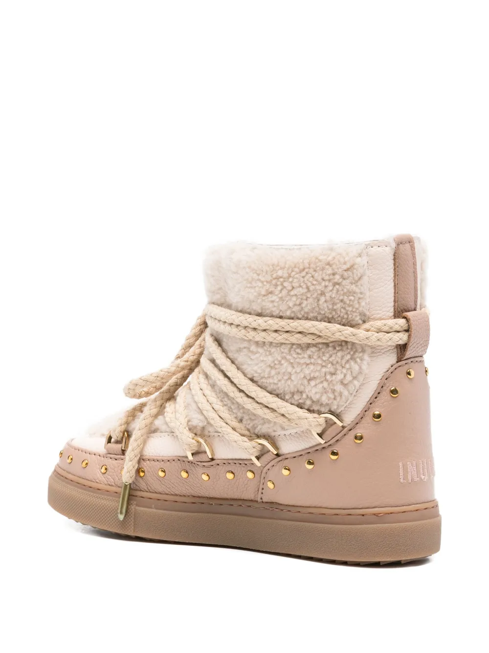 Inuikii Curly Rock Ankle Boots In Neutral