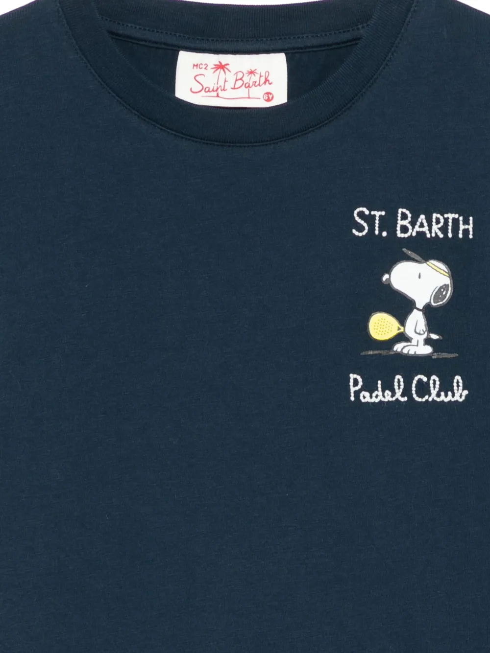 MC2 Saint Barth Kids Katoenen T-shirt Blauw