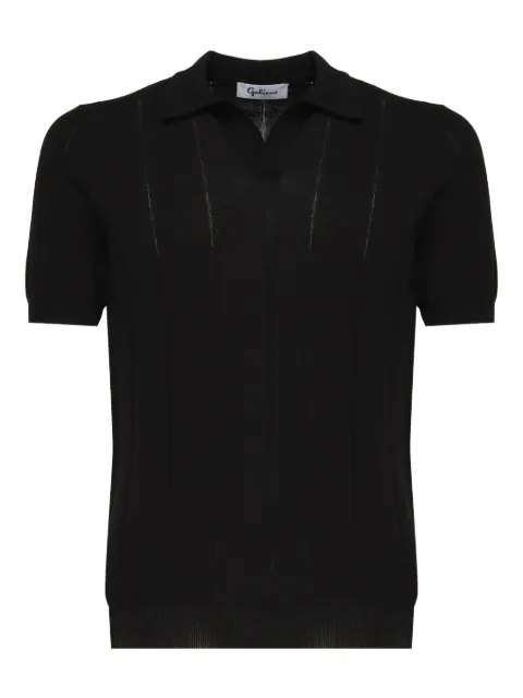 Galiano ribbed polo T-shirt