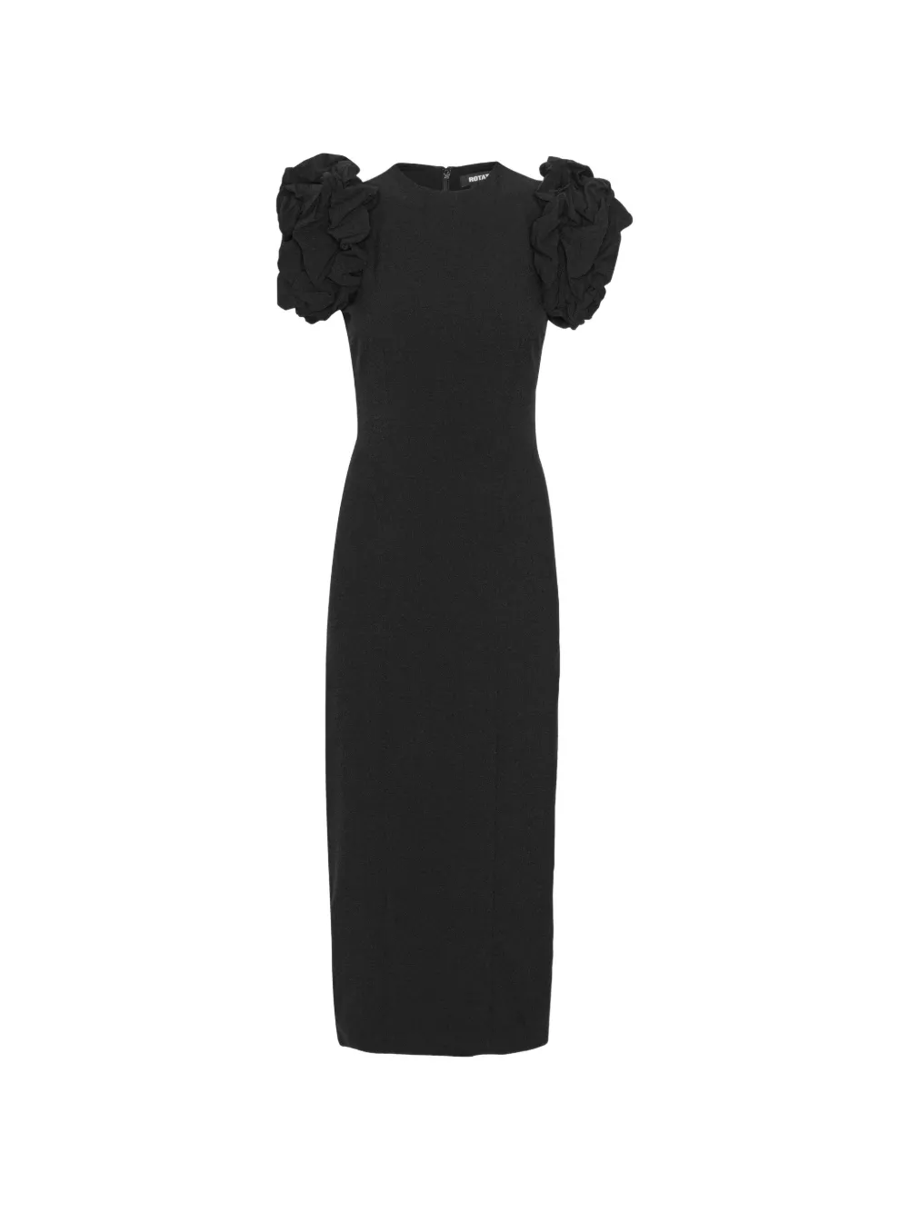 ROTATE BIRGER CHRISTENSEN puff-sleeve midi dress