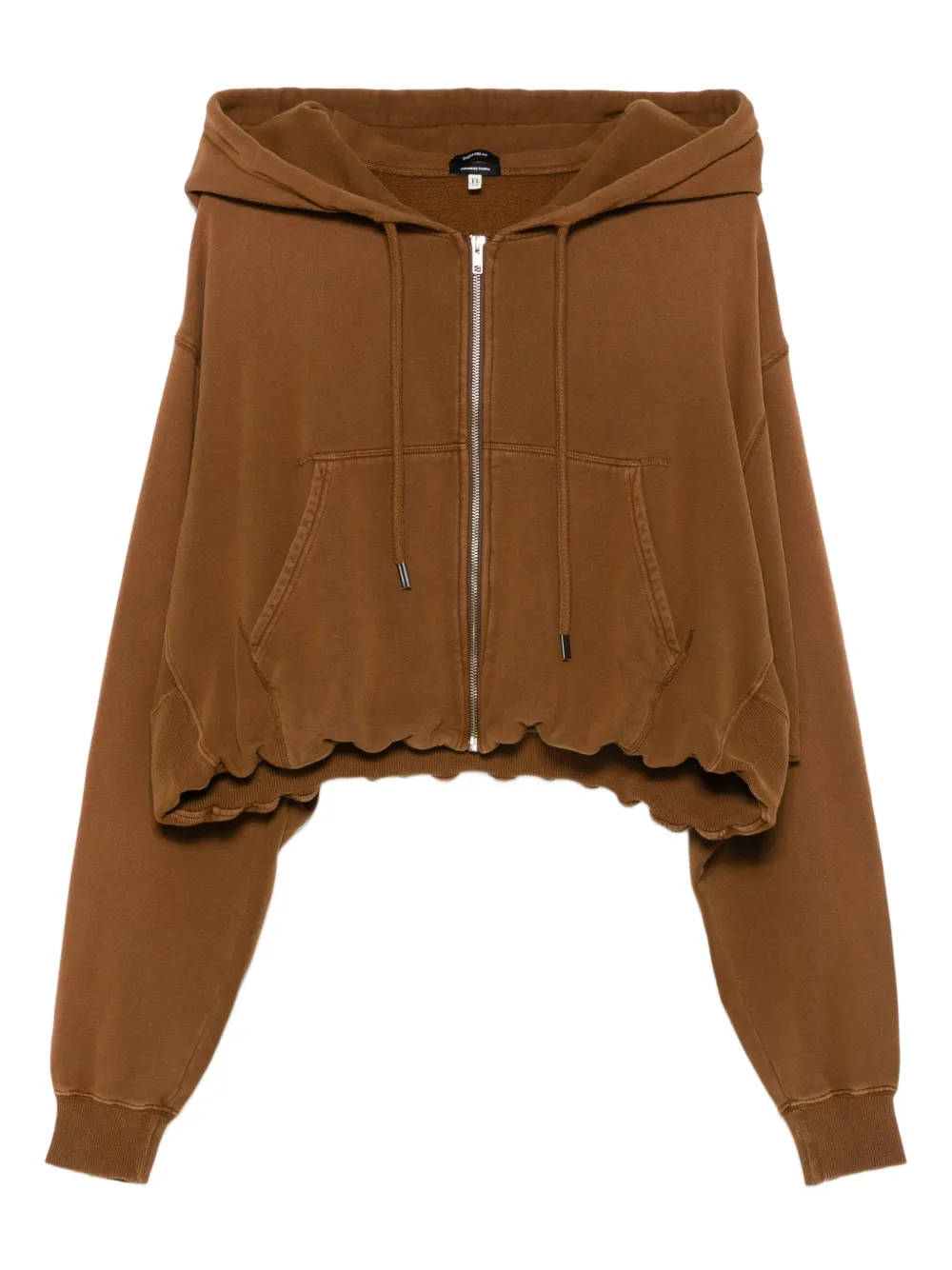 R13  zip-up hoodie | Brown | Image 1