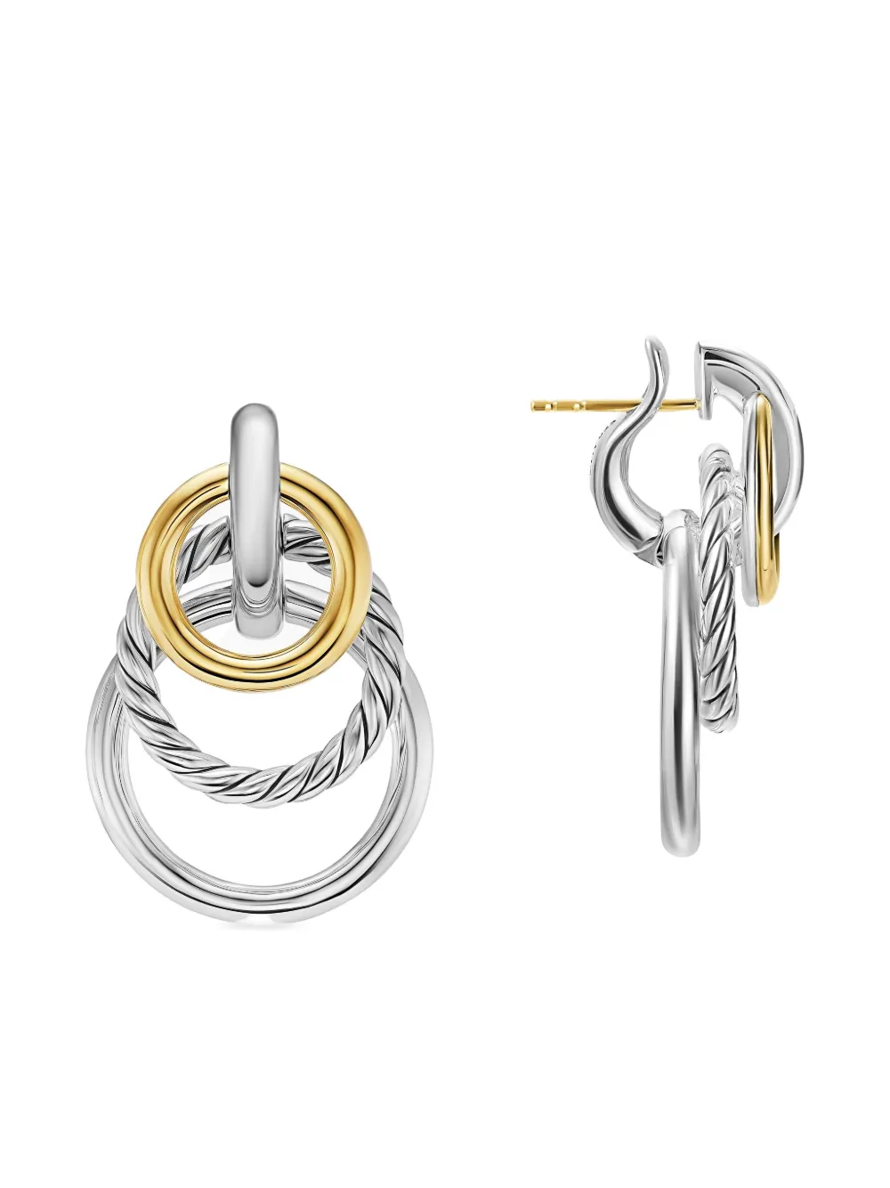 David Yurman 18k Yellow Gold Dy Mercer® Earrings
