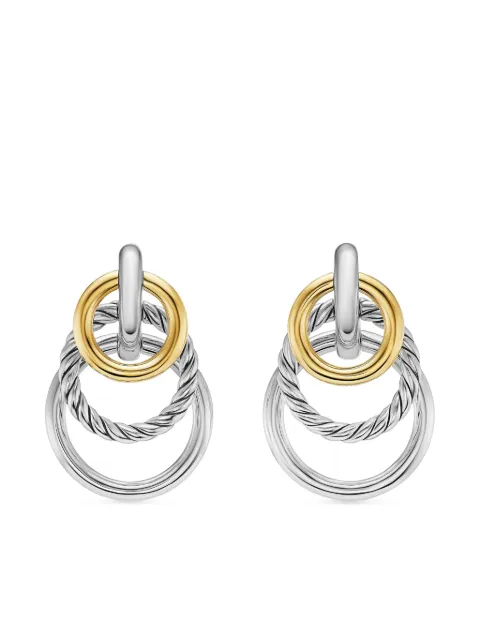 David Yurman 18K yellow gold DY Mercer® earrings