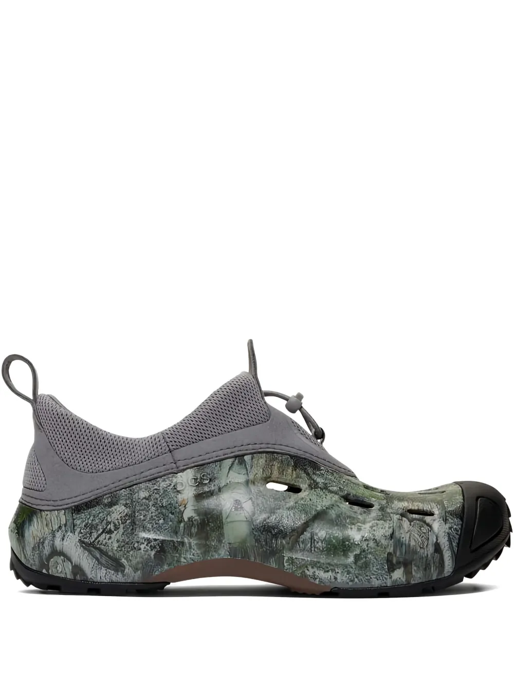 Crocs Quick Trail low "Mossy Oak Elements Walnut" clogs Grey