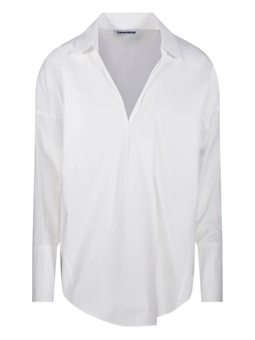 SANDBEIGE haut en coton | blanc | Image 1