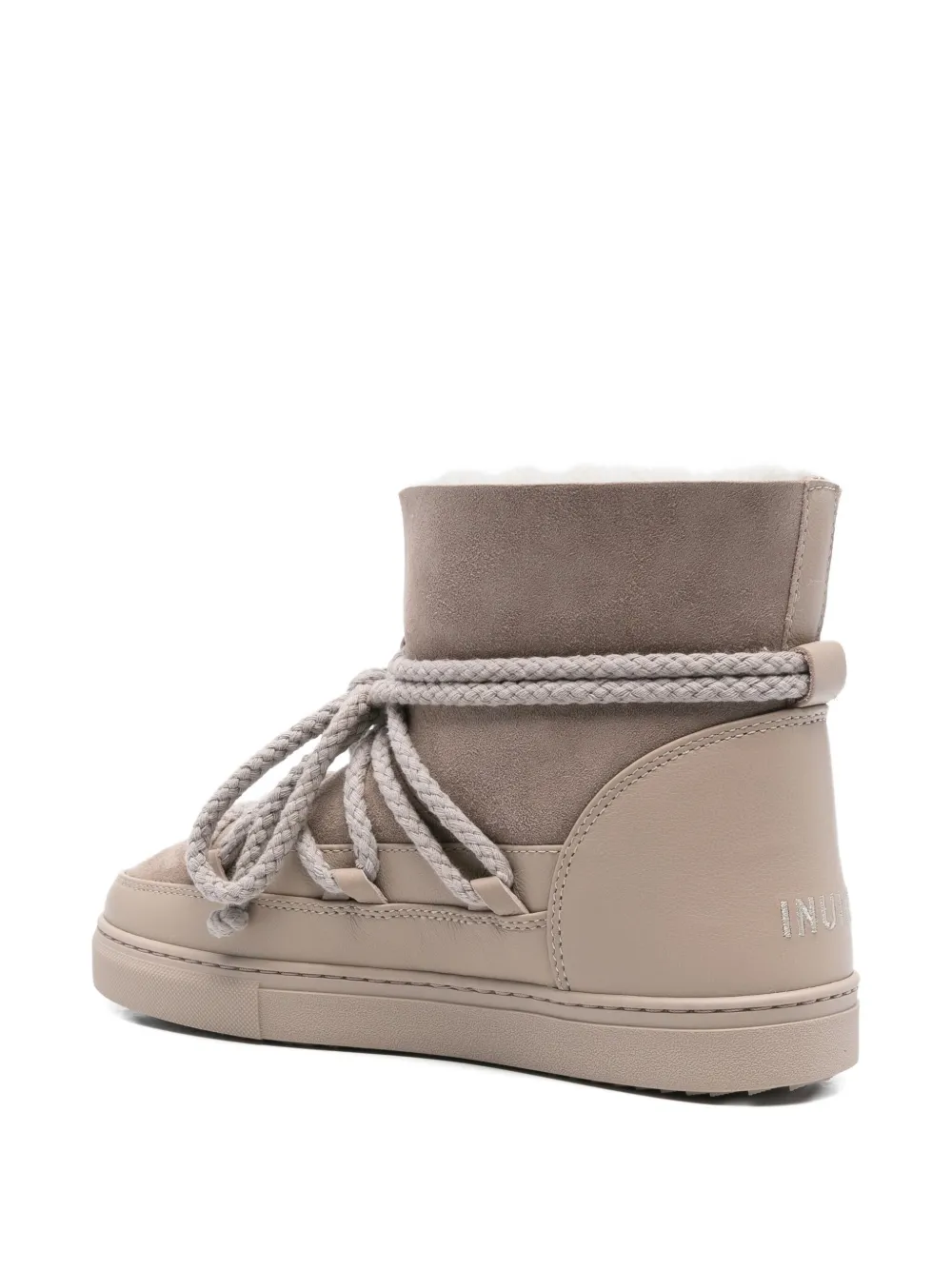 Inuikii suede lace-up boots Grey