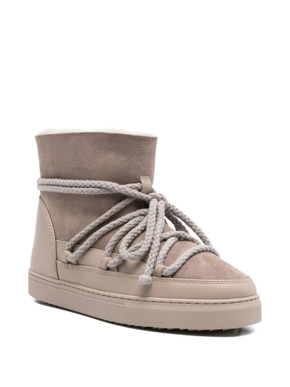 Inuikii suede lace-up boots Grey