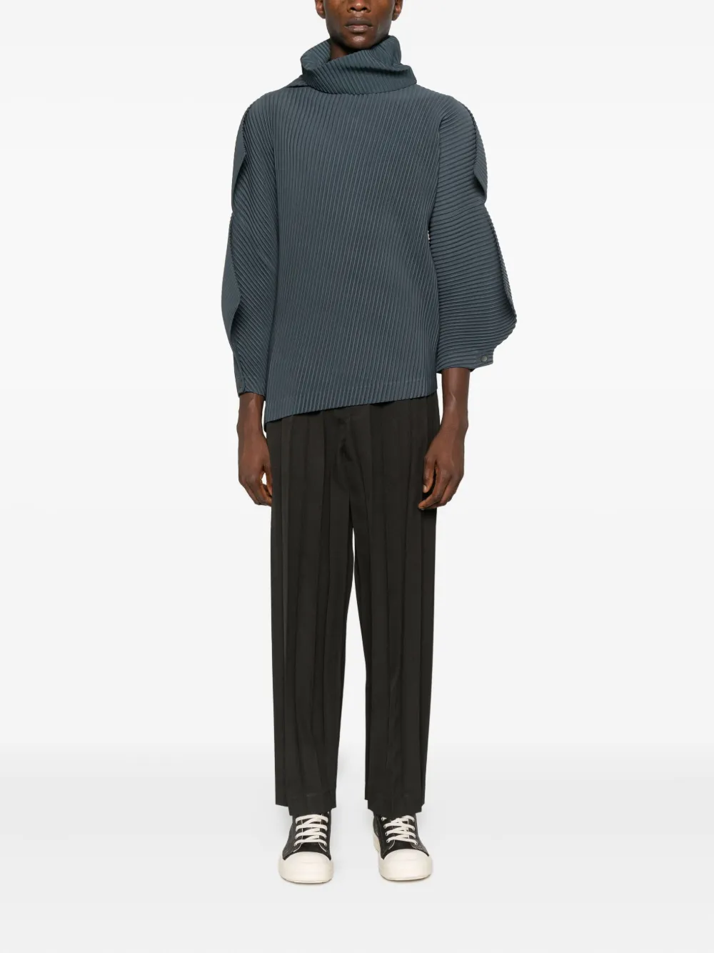 Homme Plissé Issey Miyake Angular Stone jumper | Knitted Sweaters | Image 2