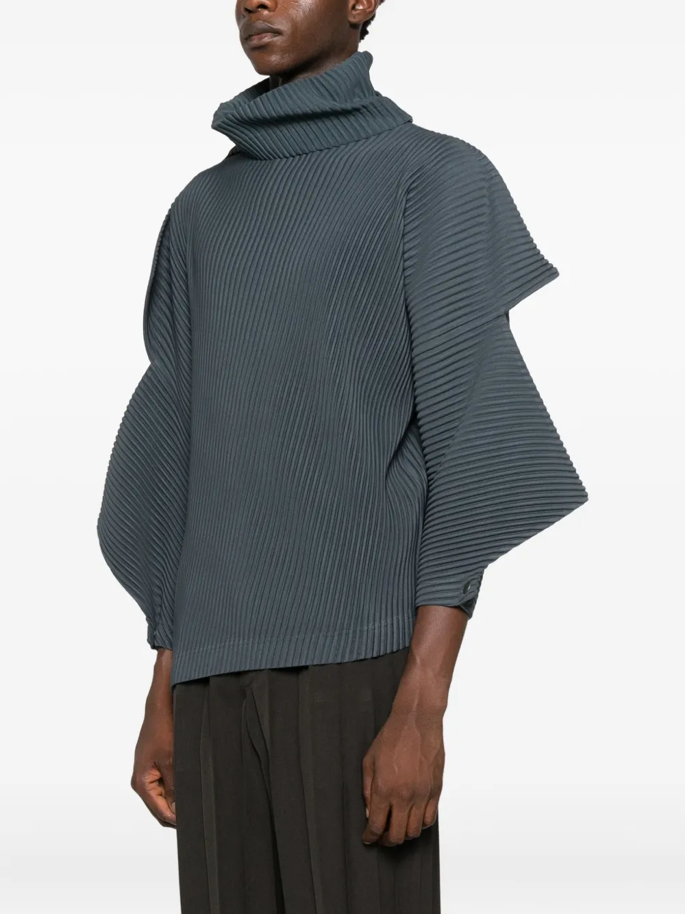 Homme Plissé Issey Miyake Angular Stone jumper - Blauw