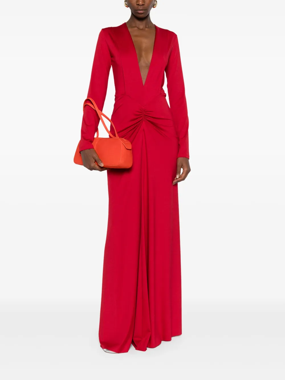 Victoria Beckham V-neck dress | Evening Dresses | Image 2