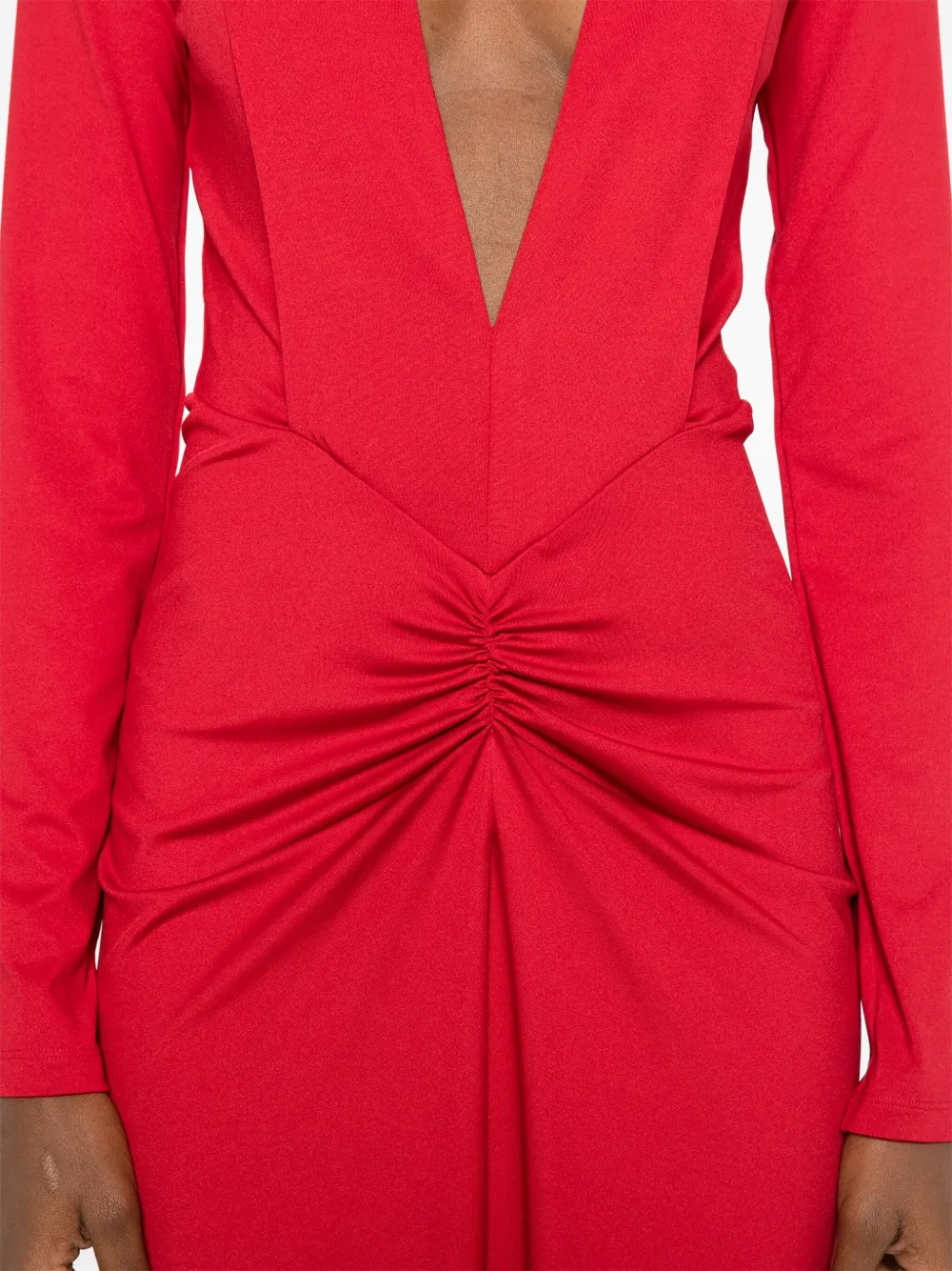Victoria Beckham Jurk met V-hals Rood