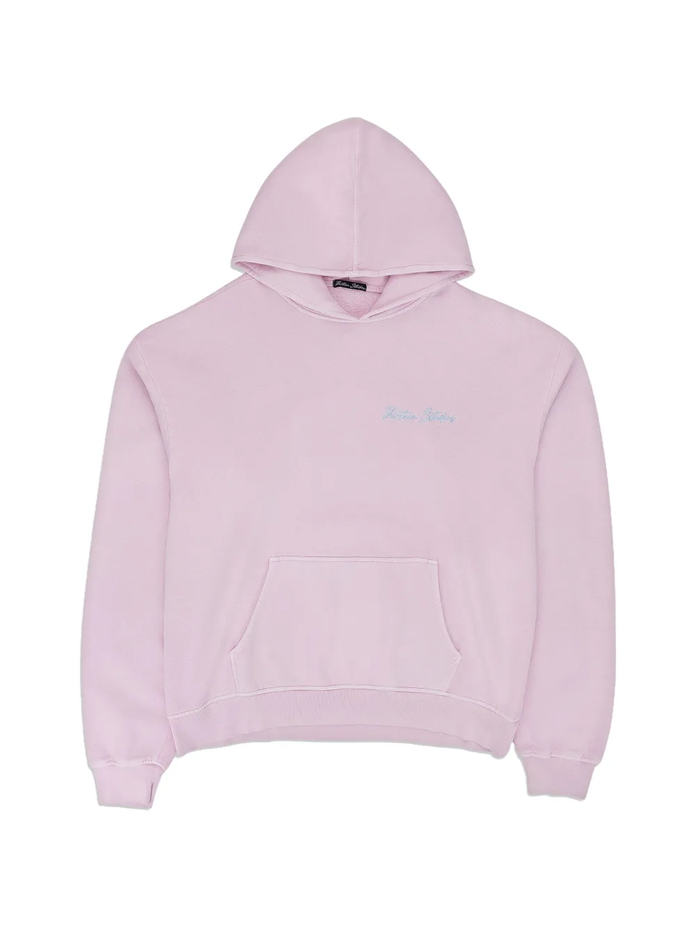 Thirteen Studios logo-embroidered hoodie - Rosa