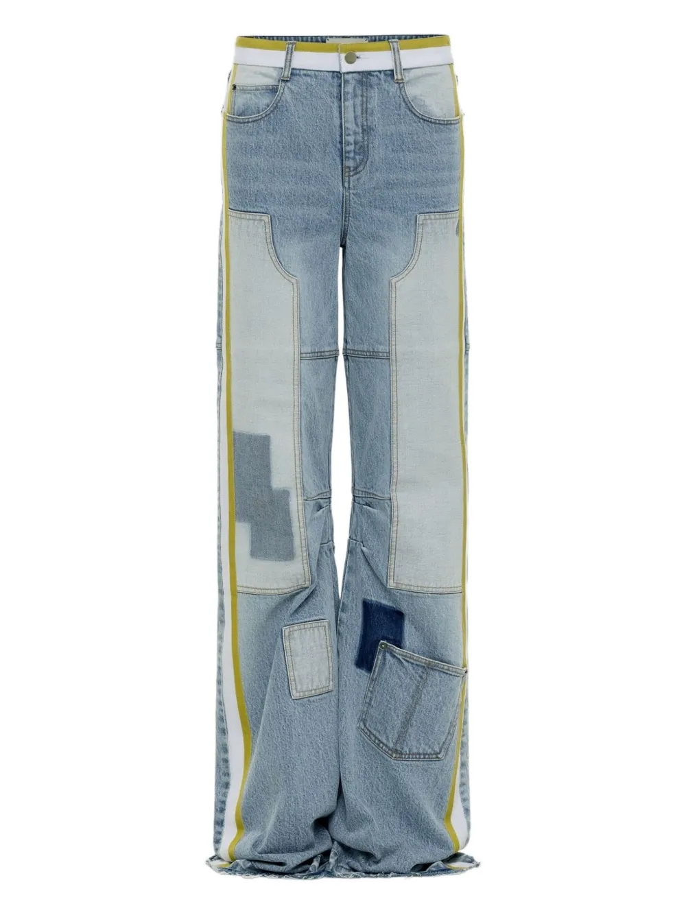 patchwork jeans