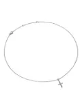David Yurman cable cross pendant necklace - Silver